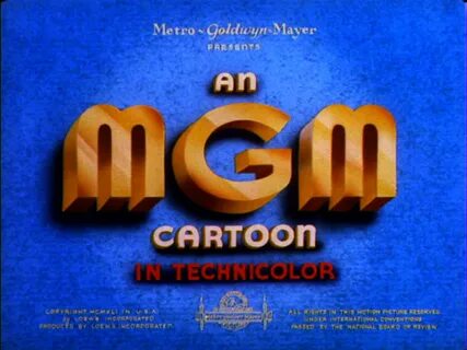 An MGM Cartoon (1941). Mgm, Cartoon, Movie studios
