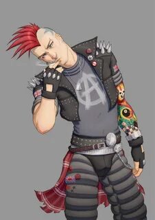 Punk Anime Boy With Mohawk - img-extra