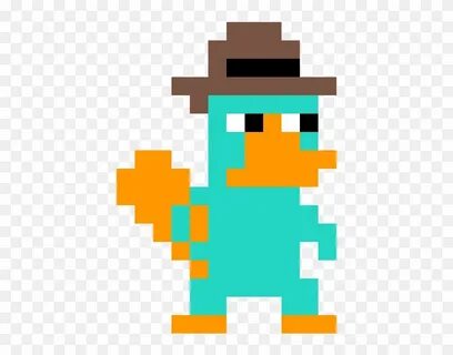 Perry The Platypus - Pixel Art Perry The Platypus, HD Png Do