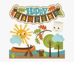 Happy Camper Png - Cute Camp Clip Art, Transparent Png , Tra