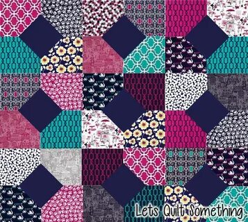 Midnight Gems Free Quilt Pattern - Layer Cake and Charm Pack