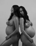 Brie Bella And Nikki Bella Share Naked Pregnancy Photos To E