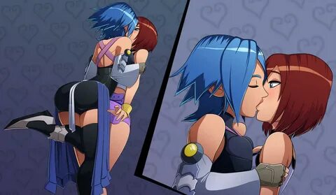 Aqua Kisses Kairi Kingdom Hearts Know Your Meme
