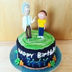 Rick and Morty Cake 21st birthday cakes, Cake, Rick and mort