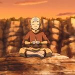 Avatar Aang meditating Avatar aang, Avatar the last airbende