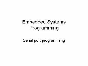 CSCE 436 Advanced Embedded Systems Lecture 1 Intro