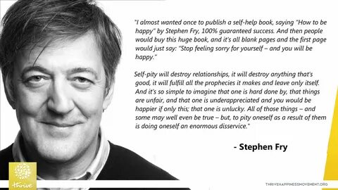 Self-pity - Stephen Fry #Happiness #ThriveBeHappy #StephenFry Dr Who, Тролл...