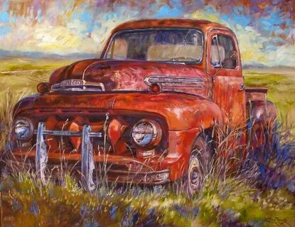 1951 Ford pickup truck Art cars, Truck art, Country art