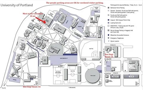 World Map Gray: University Of Portland Campus Map