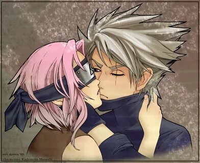 Not a fan of this couple but beautiful art! Kakashi, Sakura 