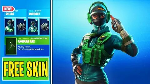 New *FREE* "INSTINCT SKIN BUNDLE" in Fortnite (Free SKIN + V