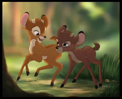 Best Friends! by Kitchiki Bambi art, Bambi disney, Disney ar