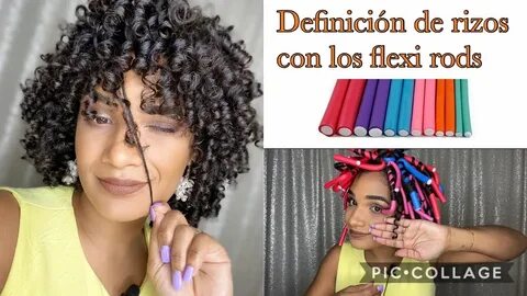 Definición De Rizos Con Los Flexi Rods - YouTube