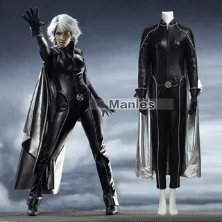 Кино Coser X men Storm Ororo Munroe, костюм для косплея, чер