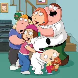 Скачать обои Гриффины, Стьюи, Крис, Megatron, Family Guy, Му