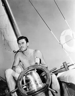 Errol Flynn Relaxing On His Yacht 102037 Photo Print Fruugo 