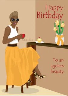 Happy Birthday For A Black Woman - Фото база