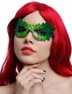 Poison Ivy Green Vine Mask Halloween Costume New With Tags! 