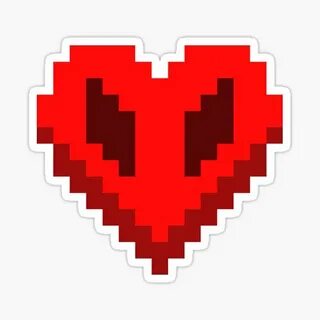 Pixel Heart Stickers for Sale Redbubble