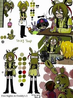 Springtrap by: Pole-bear Anime fnaf, Fnaf characters, Fnaf