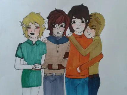 Ben x Toby and Hoodie X Masky by ArtByProxyLaura on DeviantA