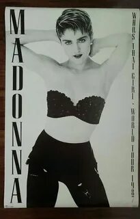 Rare Vintage Madonna 1987 Who's That Girl World Tour Etsy Ma