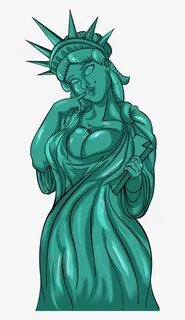 Statue of liberty boobs