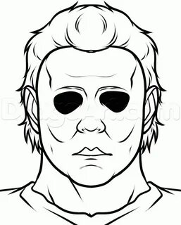 how to draw michael myers easy step 7 Scary drawings, Easy h