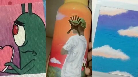 tik tok painting compilation #1 ✧ - YouTube