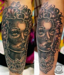 African Space Goddess tattoo... Thanks Noha! For inquiries, 