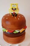 Birthday Cakes NJ - Spongebob Krabby Patty Custom Cakes Spec