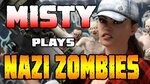 Misty plays COD WWII zombies - YouTube
