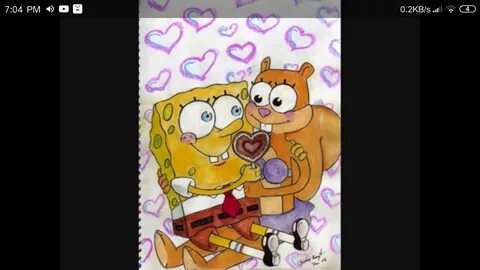 Spongebob and Sandy Art - 41 photo