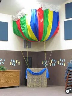 hot air balloon! Reading area? Hot air balloon classroom the