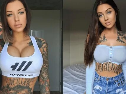 Tattoo girl.sexy ass boob valerie cossette