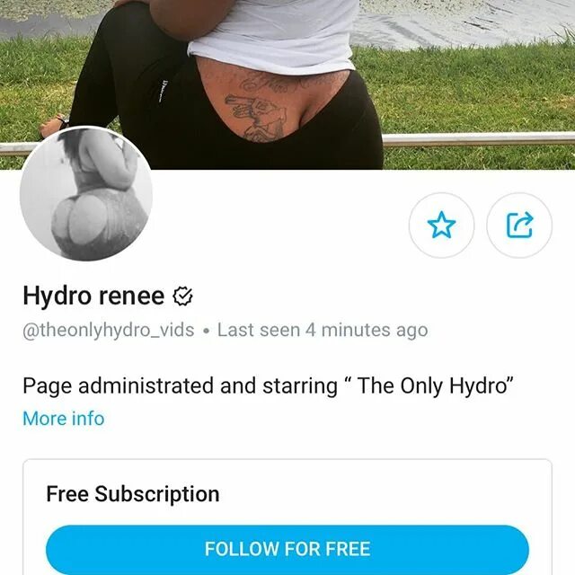 Subscribe to hydro only fans now while it’s still free 😌 Link in bio.