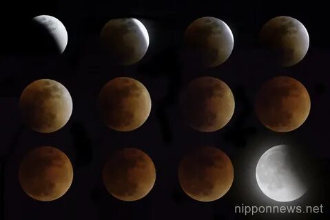 Rare Super Blood Blue Moon Lunar Eclipse - Nippon News Edito