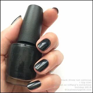 OPI BREAKFAST AT TIFFANY'S COLLECTION SWATCHES/REVIEW Gunmet