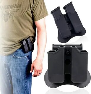 Double Magazine Pouch Holder with Paddle for BERETTA/Glock/V