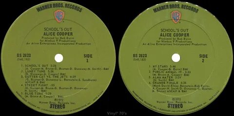 1972 School's Out - Alice Cooper - Rockronología