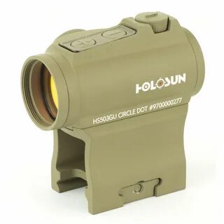 Holosun HS503GU Dual Reticles/Side Battery/Micro Red Dot FDE