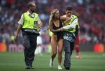 Cristiano Ronaldo Was Approached By A Pitch Invader During P
