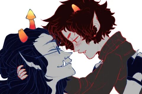 MSPA Booru - blush carrying equius zahhak karkat vantas prof