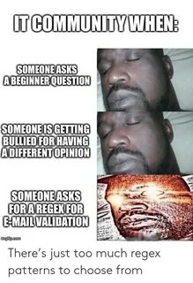 IT COMMUNITY WHEN SOMEONE ASKS ABEGINNER QUESTION SOMEONE IS
