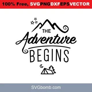 Free SVG: The Adventure Begins SVGBOMB