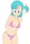 Safebooru - 1girl bangs bikini blue eyes blue hair breasts b