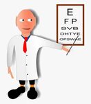 Transparent Doctor Clipart Png - Doctor Doing Eye Test, Png 