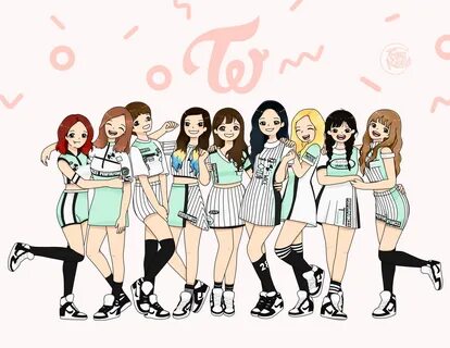 11+ Wallpaper Twice Cartoon Picture - Girl Band Corner