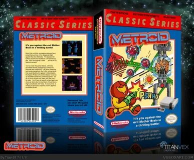 Metroid NES Box Art Cover by Titan38