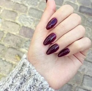 Pin by Lina Khatib on nails Burgundy nails, Purple nails, Ov